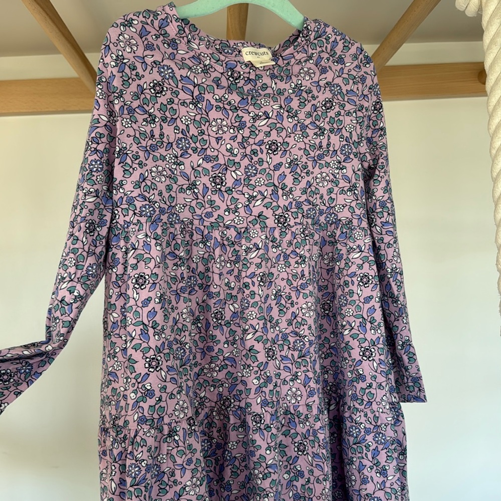 Crewcuts dress - purple floral